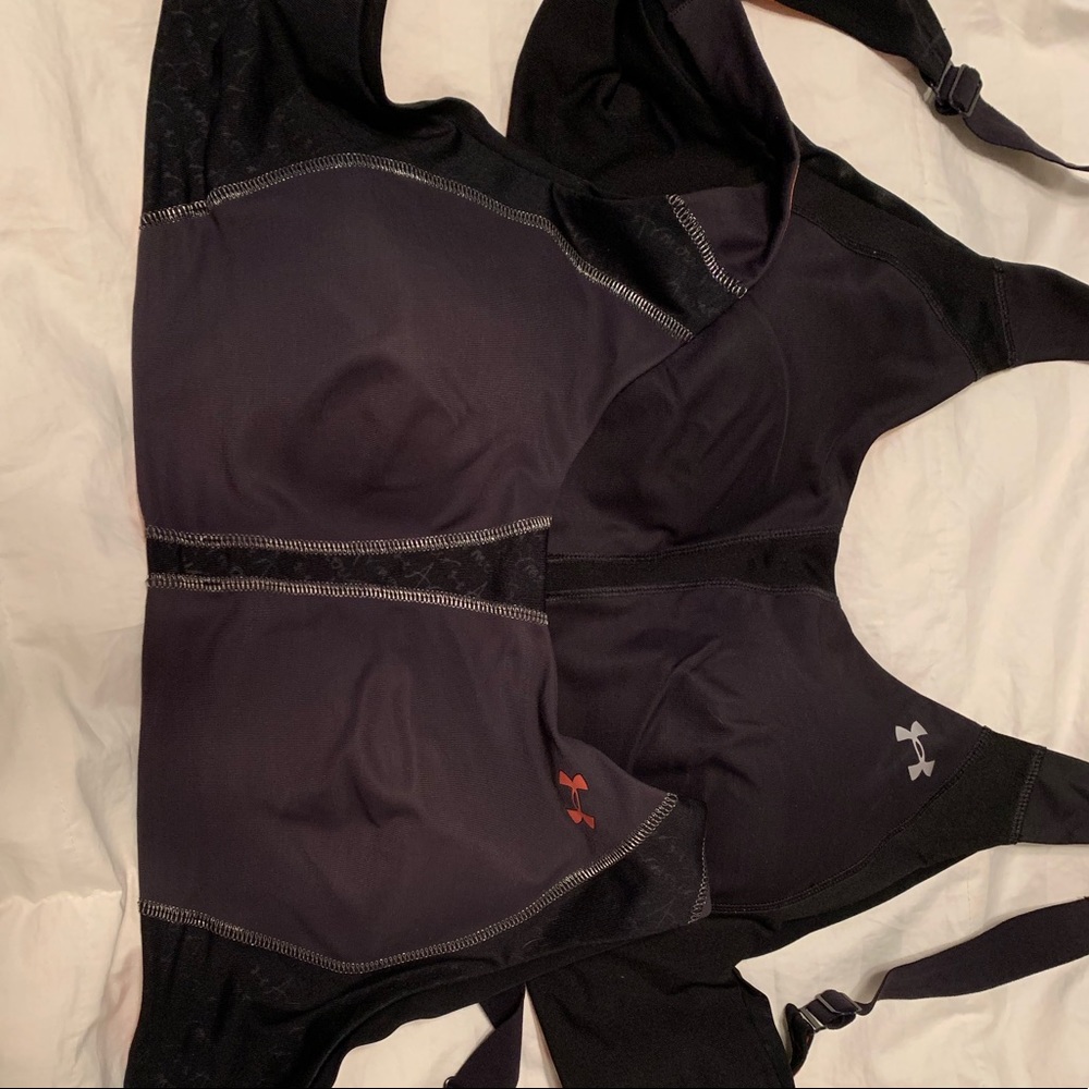 2 under armour sports bras. 36D